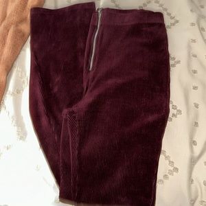 Top shop burgundy cords sz 4